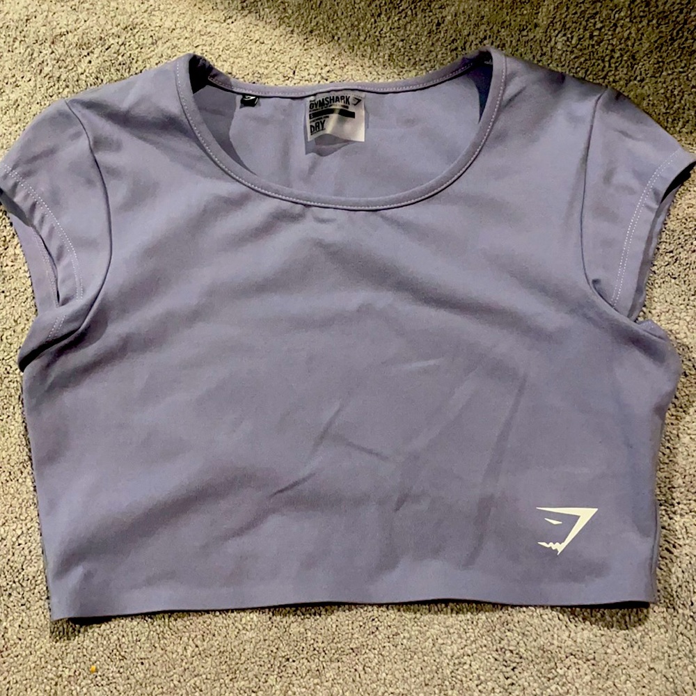 Gymshark crop top (barley worn)